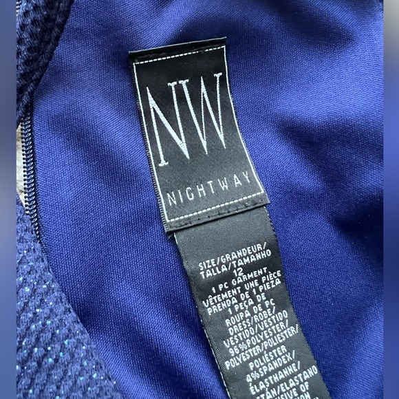 Blue Shimmer Dress - Picture 4 of 5